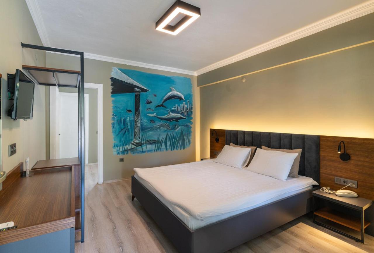 Kayalar Blue Beach Hotel Сазлы Экстерьер фото